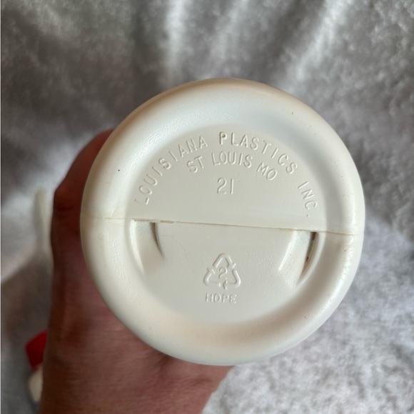 Vintage Coca Cola Water Bottle w/Straw and Lid Can't Beat The Real Thing (2) - Picture 4 of 8